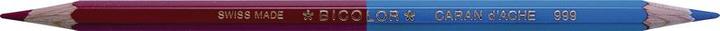 Actual product image Caran d'Ache Prismalo Aquarelle Bicolor Farbstift (Blue, Red, 1 x)