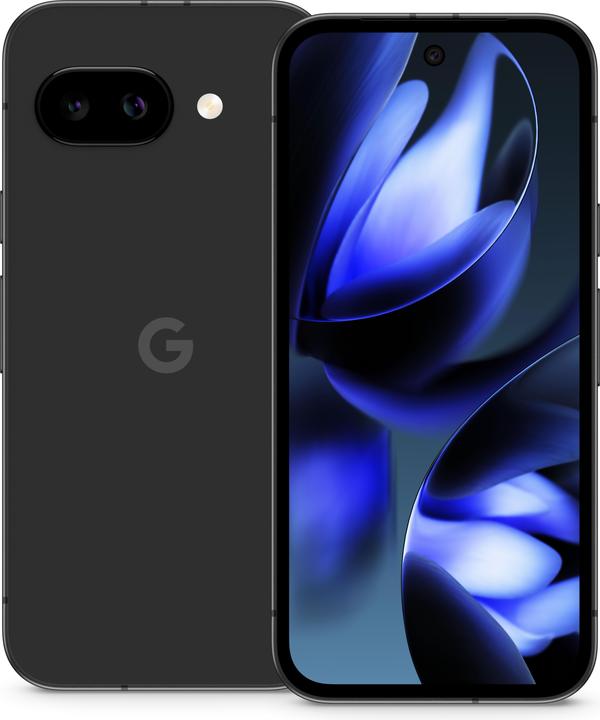 Google Pixel 9a (128 GB, Obsidian, 6.30", SIM + eSIM, 48 Mpx, 5G)
