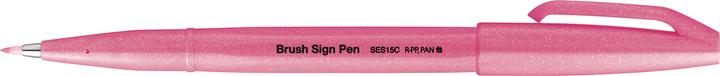 Actual product image Pentel Brush Sign Pen (fluo pink, 1 x)