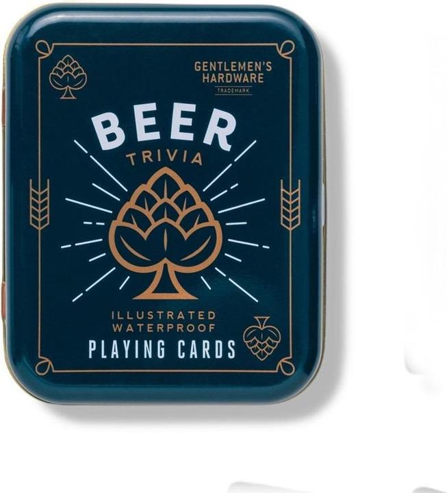 Actual product image Gentlemen's Hardware Beer Playing Cards (English)