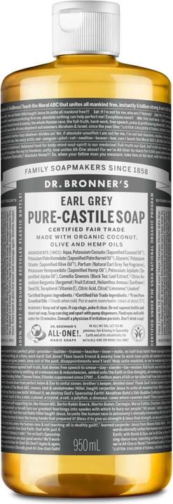 Image du produit Dr. Bronner's Earl Grey 945ml (Savon liquide, 945 ml)