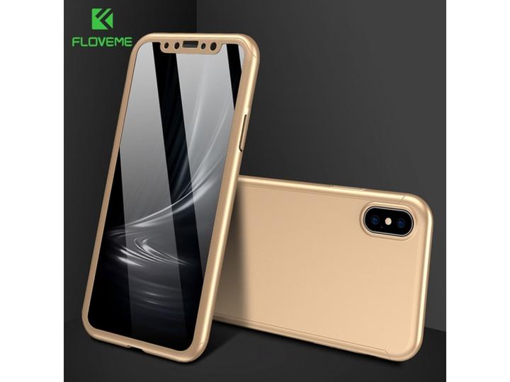 Actual product image Floveme 360 degree bulletproof glass case iPhone XS all-round protection (1 Piece, Apple iPhone XS)