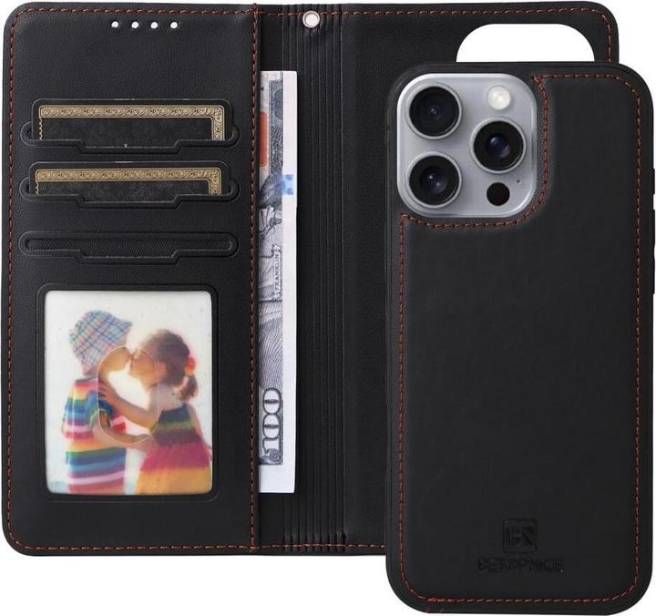 Image du produit Cover-Discount iPhone 16 Pro Max - Portefeuille divisible 2-en-1 Étui pour téléphone portable (Apple iPhone 16 Pro Max)