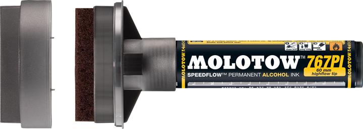 Actual product image Molotow Felt pen Speedflow Chemical Bck 767PI 60mm (Copper black, 60 mm, 1 x)