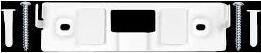 Actual product image Bose Omnijewel C Channel Wall Bracket, White (1 pcs., Wall installation)