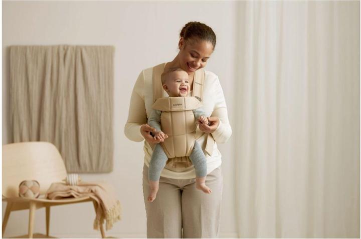 Produktbild BabyBjörn Tragesitz Mini, Woven, beige