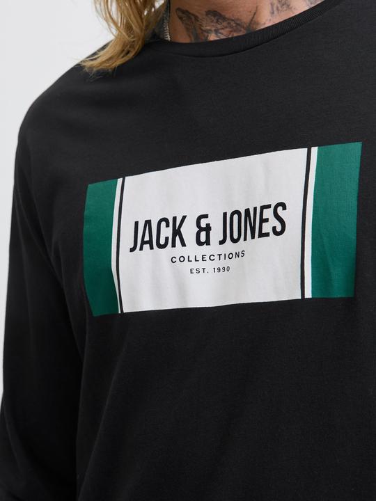 Produktbild Jack & Jones Logo Langarm-T-Shirt Langarm-T-Shirt (S)