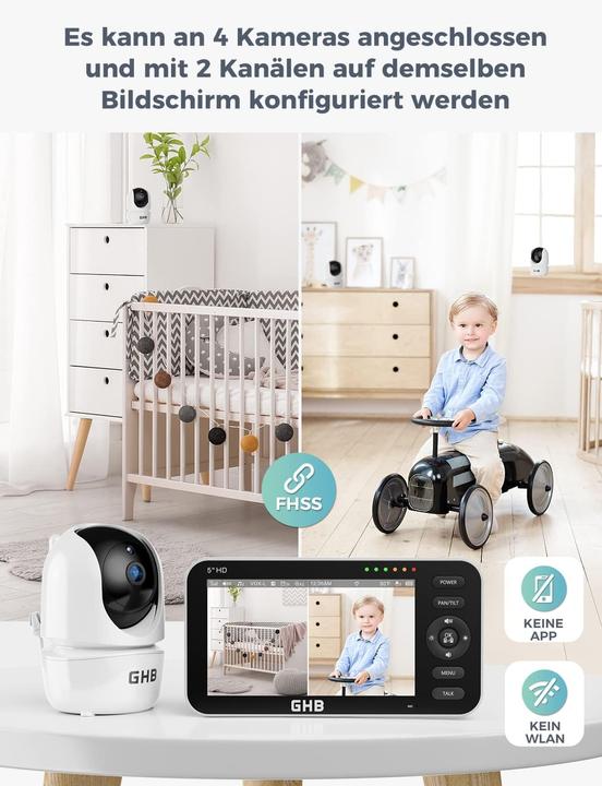 Image du produit GHB Babyphone (Vidéo et audio)