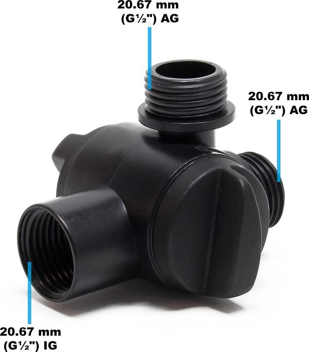 Produktbild SunSun CHJ-603-1503 Einstellbares T-Stück Teichpumpe Springbrunnenpumpe Adapter
