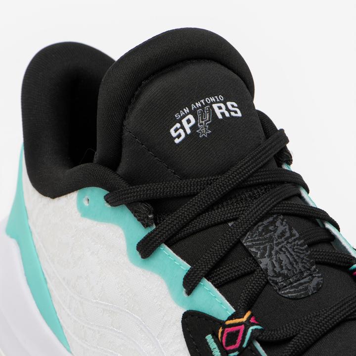 Actual product image Tarmak Men's/Women's Basketball Shoes NBA Spurs Fast 900 Low-1 - White (42)