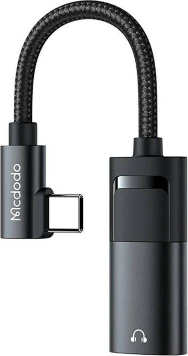 Mcdodo Adaptateur USB-C vers AUX Mini Jack 3.5mm + USB-C (USB Type C, Jack 3.5mm)