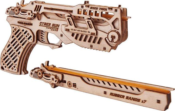 Image du produit Wood Trick Cyber Gun - Kit de construction en bois 3D