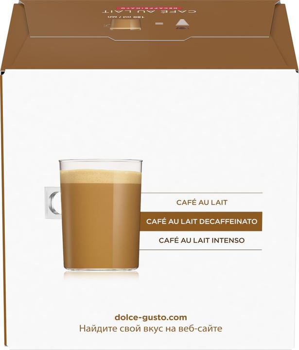 Actual product image Nescafé Dolce Gusto Café au lait Decaffeinato (16 x Port.)