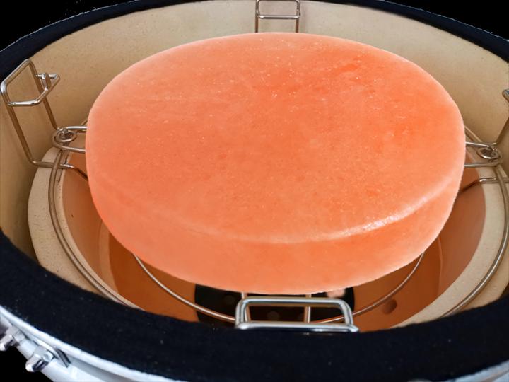 Actual product image BBQ Master Himalayan Salt Block Round Hot Stone 30 x 5cm