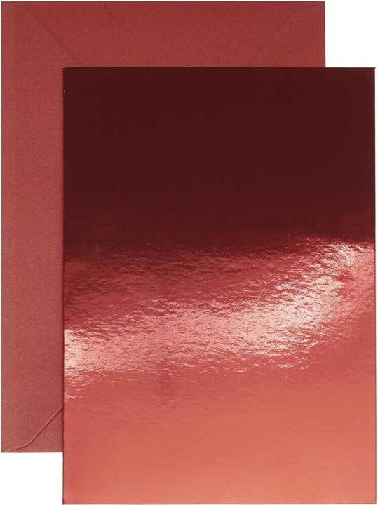 Image du produit Rico Design Carton miroir/nacre rouge.300463 (20 x)
