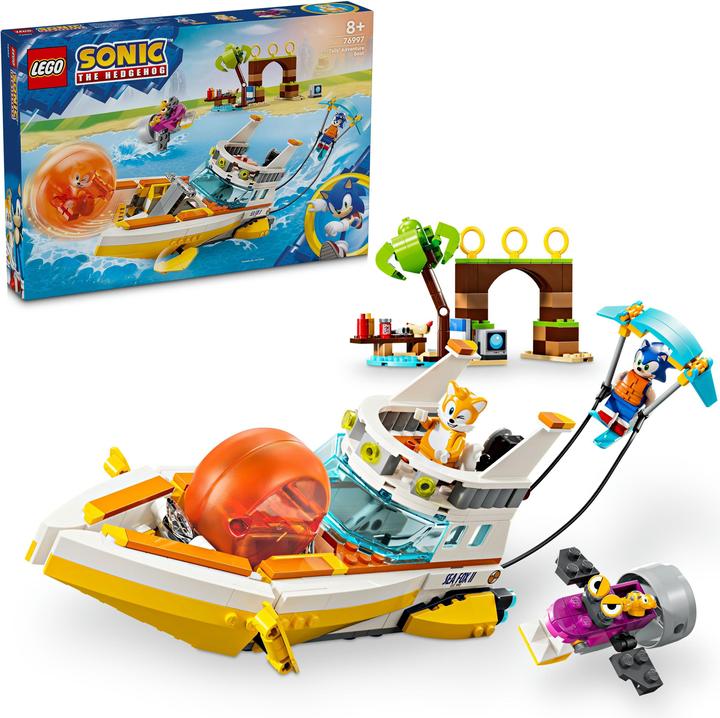 Image du produit LEGO Bateau d'aventure de Tails (76997, LEGO Sonic)