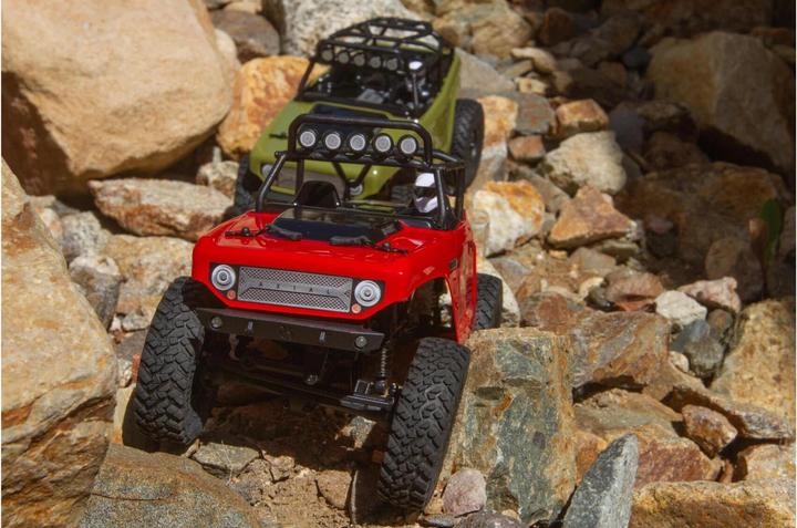 Produktbild Axial SCX24 Deadbolt Elektro Brushed Crawler 4WD 1:24 RTR rot (RTR Ready-to-Run)