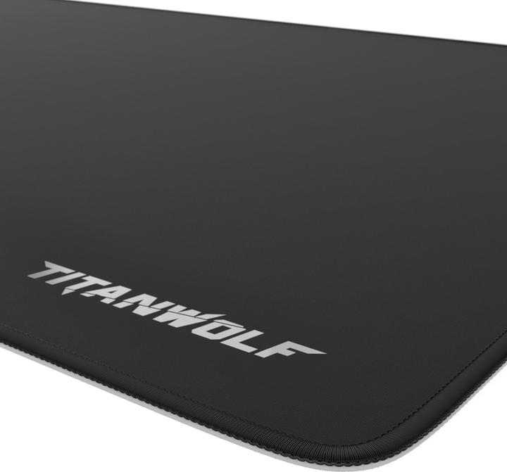 Actual product image Titanwolf Gaming Mouse Pad, XXL Speed Gaming Mouse Mat / Extra Large Surface of 900 x 400mm, Logo (Wide)