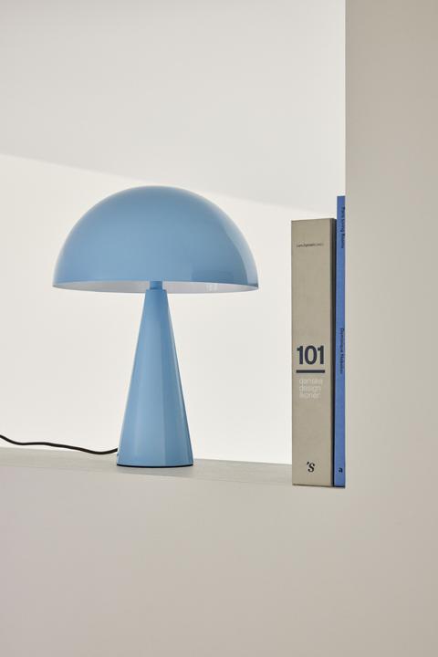 Actual product image Hübsch Mush Mini table lamp Light Blue/Brown (E14)