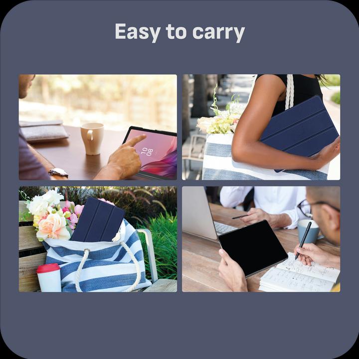 Produktbild Cazy Premium Smart Hülle Kompatibel mit Lenovo Tab M9 - Schutz Etui Hülle - Automatischem Schlaf/Aufwach (Lenovo Tab M9)