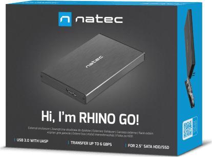 Productafbeelding Natec NKZ-0941 Opslagschijfbehuizing HDD / SSD-behuizing 2,5 inch (2.5")