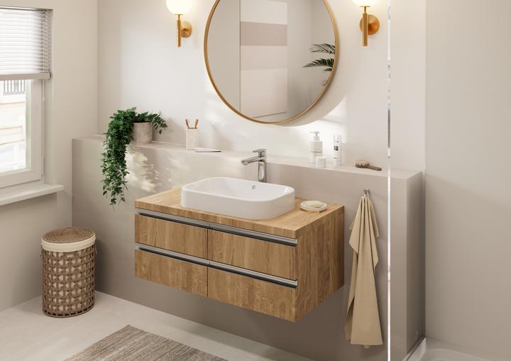 Produktbild hansgrohe Vernis Blend Einhebel-Waschtischarmatur 190 mit Zugstangen-Ablaufgarnitur