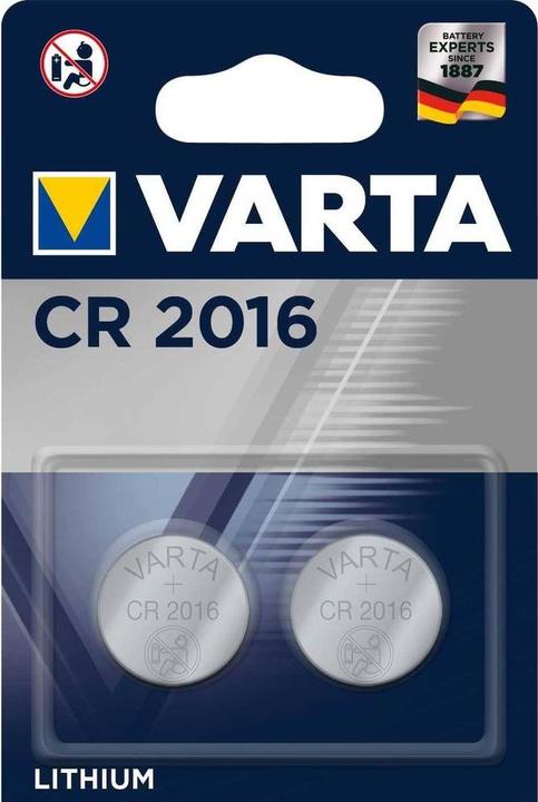 Immagine prodotto Varta Electronics CR2016 (2 pz., CR2016, 90 mAh)