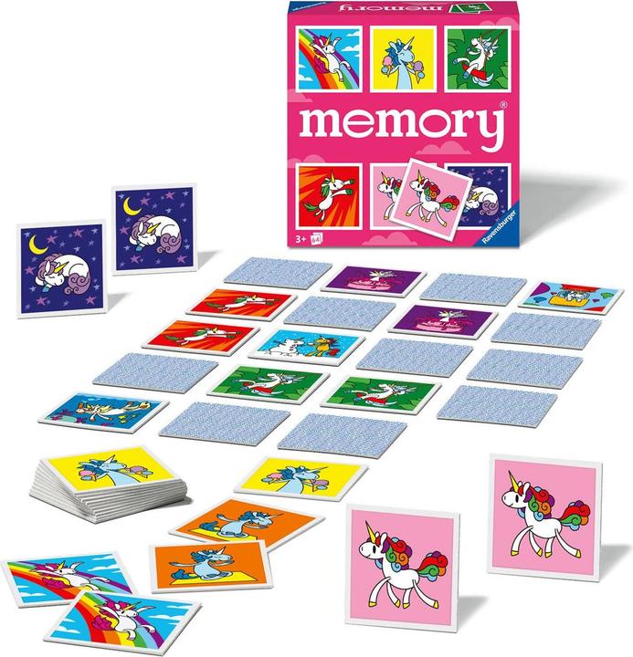 Produktbild Ravensburger memory Einhörner (Französisch, Englisch, Italienisch, Deutsch, Niederländisch, Portugiesisch)