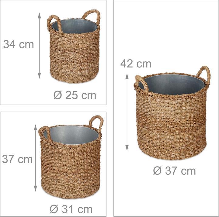 Actual product image Relaxdays plant basket (37 cm)