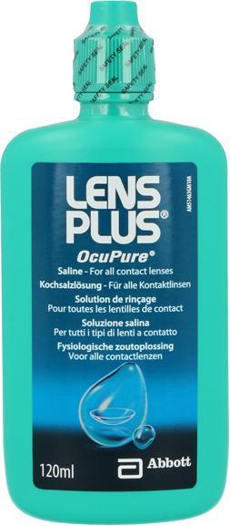 Actual product image Lens Plus OcuPure (Saline solution Lens solution, 120 ml)