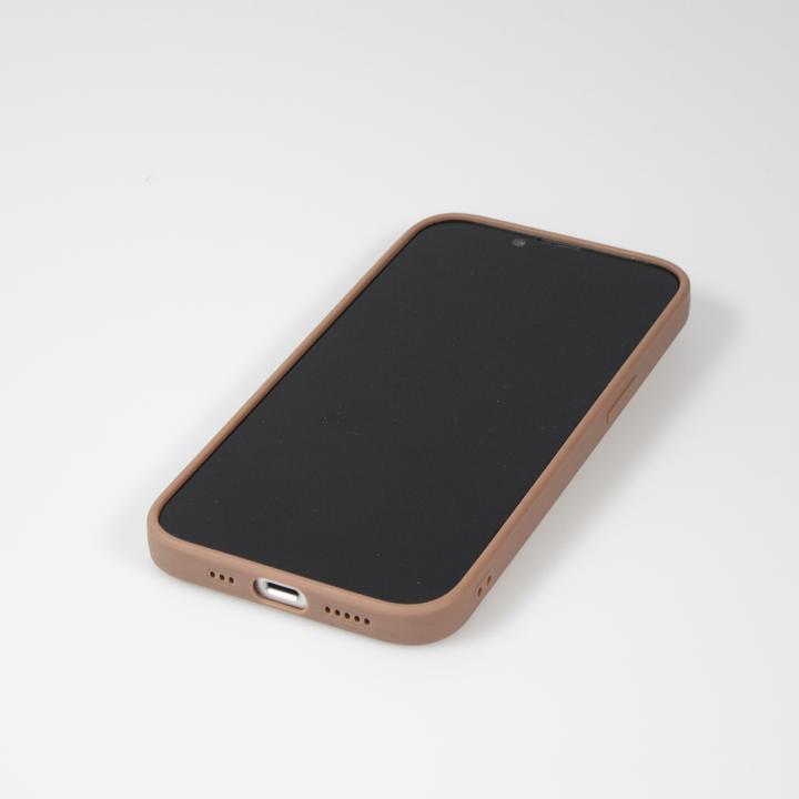 Produktbild PhoneLook Hülle Silikon matt Herzdesign gold (Apple iPhone 16)