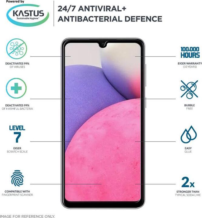 Produktbild Eiger Mountain Glass Clear Edge (1 Stück, Samsung Galaxy A33 5G)