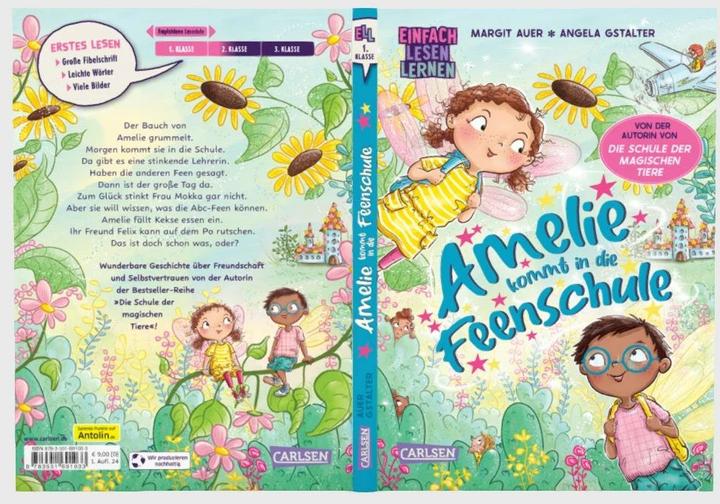 Actual product image Amelie kommt in die Feenschule (German, Angela Gstalter, Margit Auer, 2024)