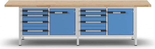 Produktbild eurokraft pro Werkbank (300 cm, 70 cm)