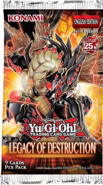 Immagine prodotto Yu-Gi-Oh ! TCG - Espositore di buste di espansione Legacy of Destruction (24 buste) (Inglese, Display del booster)