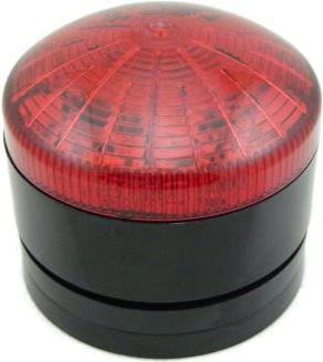 Rs Pro LED Blitz, Dauer Signalleuchte Rot, 110 V ac, 230 V ac, Ø 76mm x 49mm