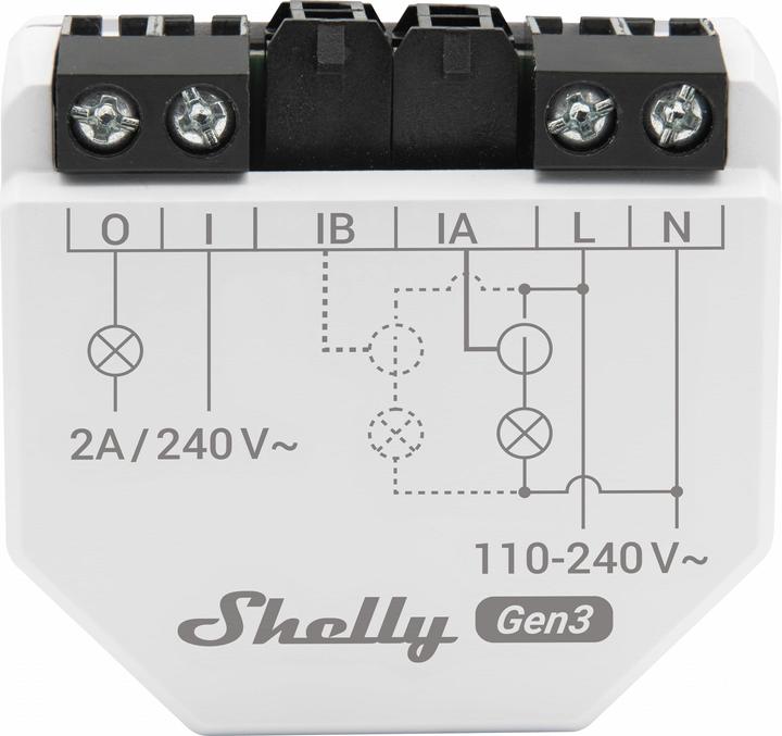 Actual product image Shelly EM Gen3 1 x 50A CT included