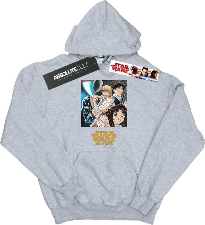 Star Wars Anime Poster Kapuzenpullover Mädchen