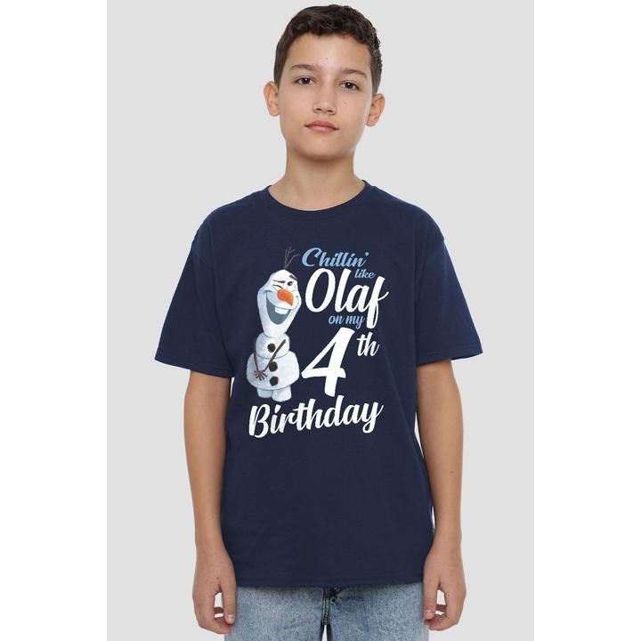 Produktbild Disney Frozen Chillin Like Olaf TShirt 4. Geburtstag (128)