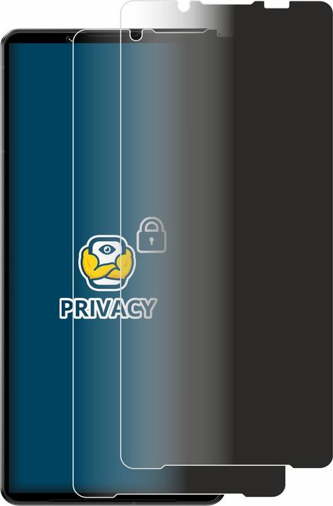 Produktbild BROTECT Sichtschutzfolie Anti-Spy Privacy Folie Blaulicht-Schutz (2 Stück, Sony Xperia 1 IV)