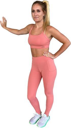 Produktbild Les Poulettes Fitness brassière damen rose corail (XS)