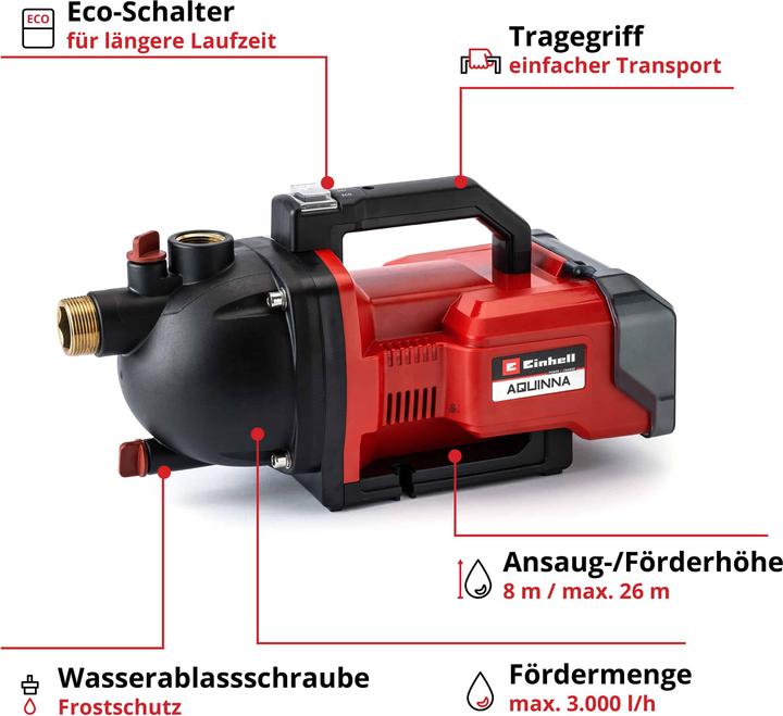 Produktbild Einhell Aquinna (Gartenpumpe)