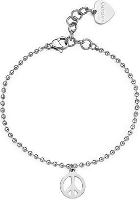 Sagapo S'Agapo Peace Smile Ssm012 Timeless Steel Bracelet