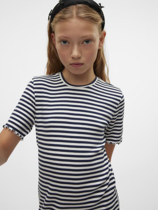 Actual product image Vero Moda Vmvio Ss Stripe Short Dress Jrsgirl Noos (164)
