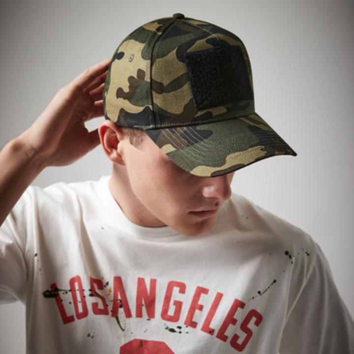 Actual product image Beechfield Baseball Cap Removable Patch (One size)