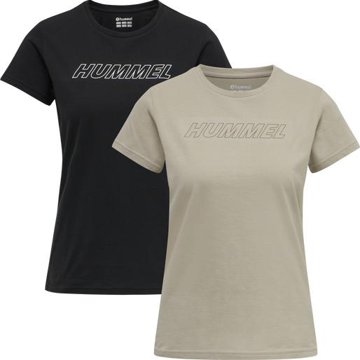 Actual product image hummel Te Cali 2-Pack Cotton T-Shirt (S)