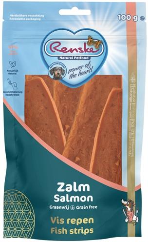 Actual product image Renske Gezonde Beloning Vlees Strip Zalm (105 g)