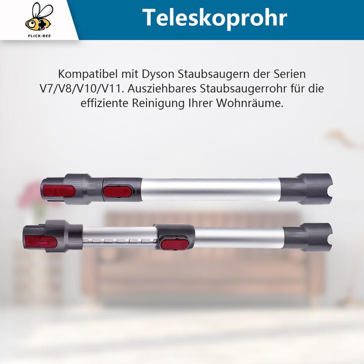 Image du produit Flickbee Tube télescopique pour Dyson V7, V8, V10, V11, V15