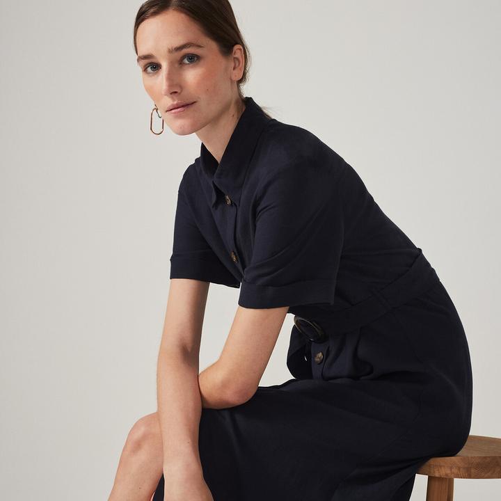 Produktbild La Redoute Collections Hemdblusenkleid Signature (44)