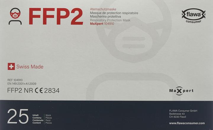 Produktbild Flawa MaXpert Atemschutzmaske FFP2 weiss (FFP2, 25 x)